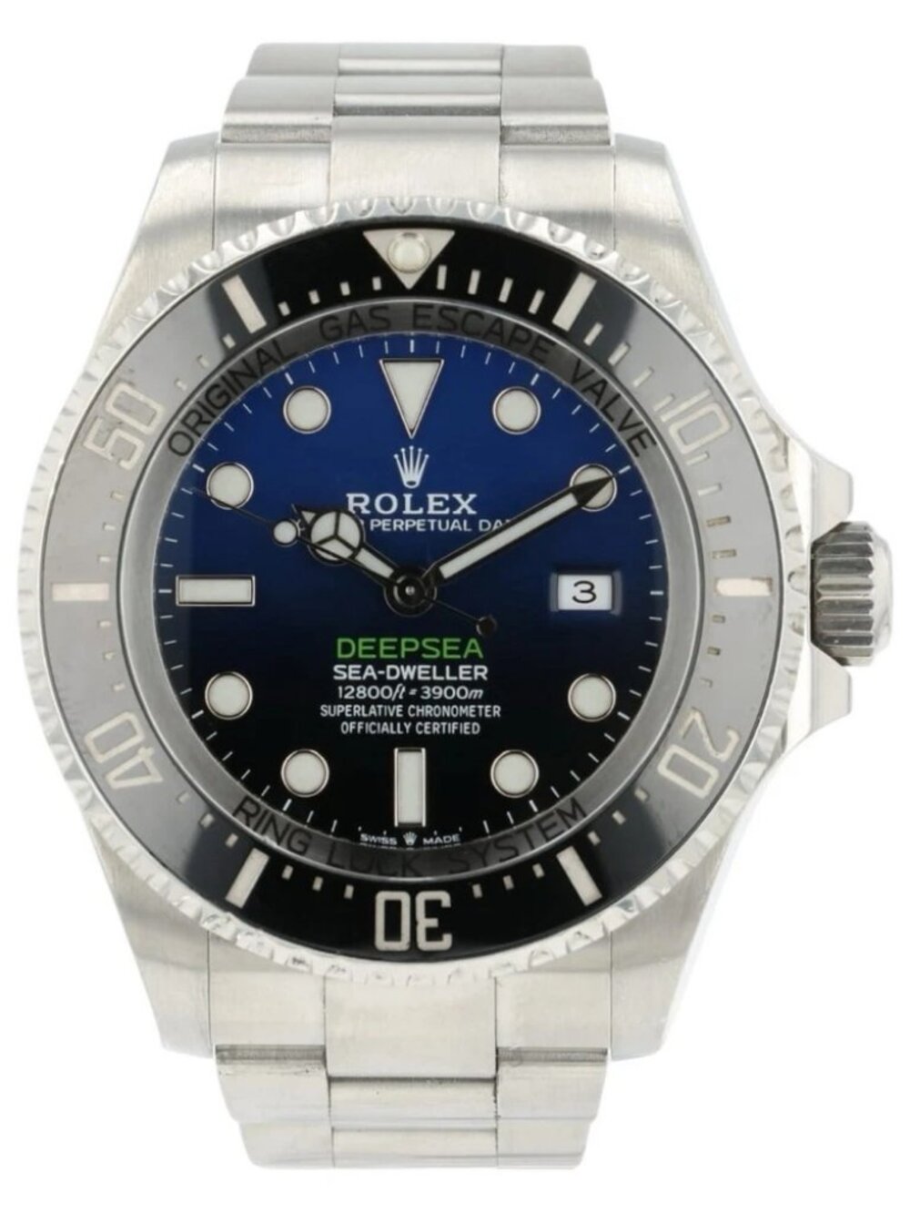 Rolex Deepsea James Cameron Stainless Steel 44mm Automatic Movement Mens 126660